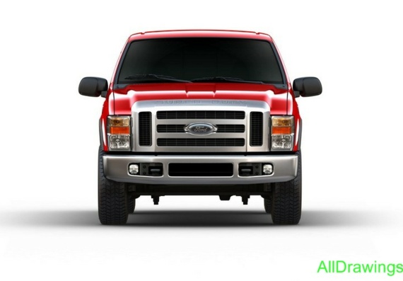 Ford F-250 Super Duty - drawings (figures) of the car